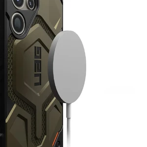 Противоударный чехол UAG Monarch Pro MagSafe Olive для Galaxy S24 Ultra - Фото 5
