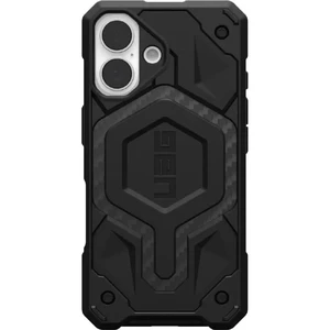 Черный чехол с углеродным волокном Urban Armor Gear Monarch Pro MagSafe для iPhone 16 - Фото 3