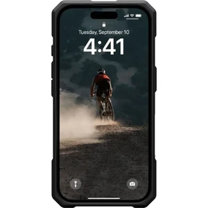 Черный чехол с углеродным волокном Urban Armor Gear Monarch Pro MagSafe для iPhone 16 - Фото 4