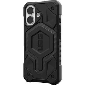 Черный чехол с углеродным волокном Urban Armor Gear Monarch Pro MagSafe для iPhone 16 - Фото 5