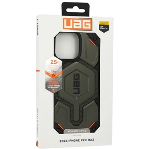 Оливково-чорний чохол з кевларом Urban Armor Gear Monarch Pro Mag для iPhone 16 Pro Max - Фото 10