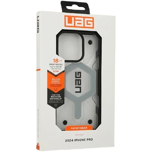 Прозорий чорний чохол Urban Armor Gear Pathfinder MagSafe для iPhone 16 Pro - Фото 7