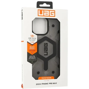 Прозрачный чехол с черной рамкой Urban Armor Gear Pathfinder Mag для iPhone 16 Pro Max - Фото 10