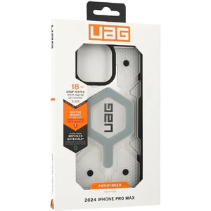 Прозрачный черный чехол Urban Armor Gear Pathfinder MagSafe для iPhone 16 Pro Max - Фото 4