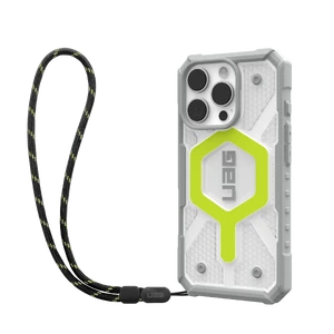 Протиударний чохол зі шнурком UAG Pathfinder MagSafe Active Neon Case + Black Neon Lanyard для iPhone 16 Pro Max - Фото 2