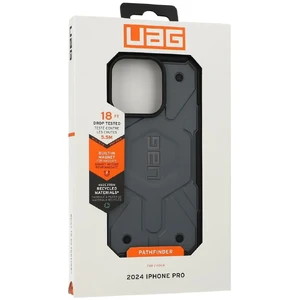 Сірий чохол з чорною рамкою Urban Armor Gear Pathfinder Mag для iPhone 16 Pro - Фото 10