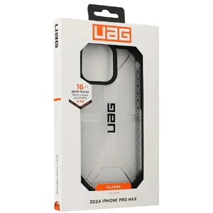 Прозрачный черный чехол Urban Armor Gear Plasma для iPhone 16 Pro Max - Фото 10