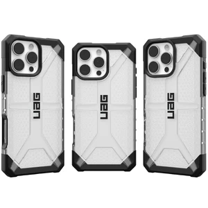 Прозрачный черный чехол Urban Armor Gear Plasma для iPhone 16 Pro Max - Фото 8