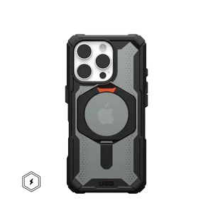 Противоударный чехол с подставкой UAG Plasma XTE MagSafe Black/Orange для iPhone 16 Pro Max  - Фото 1
