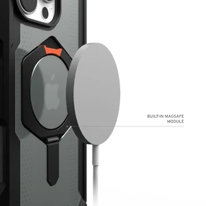 Противоударный чехол с подставкой UAG Plasma XTE MagSafe Black/Orange для iPhone 16 Pro Max - Фото 7