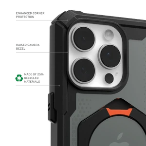 Противоударный чехол с подставкой UAG Plasma XTE MagSafe Black/Orange для iPhone 16 Pro Max - Фото 8