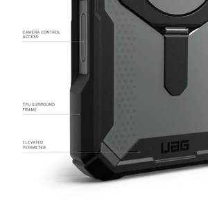 Противоударный чехол с подставкой UAG Plasma XTE MagSafe Black/Orange для iPhone 16 Pro Max - Фото 9