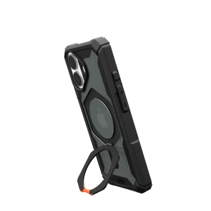 Противоударный чехол с подставкой UAG Plasma XTE MagSafe Black/Orange для iPhone 16 Plus - Фото 2