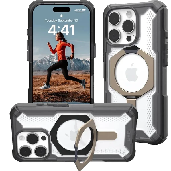 Півпрозорий титановий чохол Urban Armor Gear Plasma XTE Mag для iPhone 16 Pro