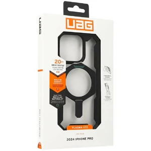 Прозорий чорний чохол Urban Armor Gear Plasma XTE Mag для iPhone 16 Pro - Фото 7