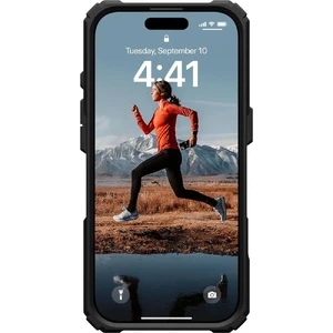Напівпрозорий чорний чохол з помаранчевим UAG Plasma XTE Mag для iPhone 16 Pro - Фото 3