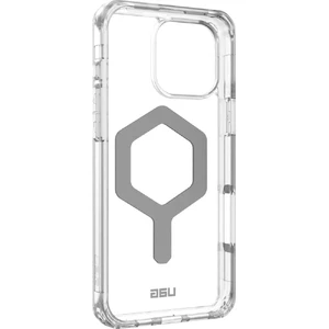 Прозрачный серебряный чехол Urban Armor Gear Plyo Mag для iPhone 16 Pro Max - Фото 7