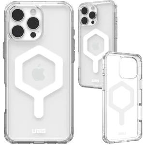 Прозрачный белый чехол Urban Armor Gear Plyo Mag для iPhone 16 Pro Max - Фото 9