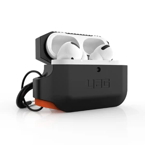 Протиударний чохол UAG Silicone Case Black | Orange для AirPods Pro