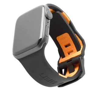 Силіконовий ремінець UAG Silicone Strap Civilian Black | Orange для Apple Watch Ultra 49mm | 45mm | 44mm | 42mm Series 19148D114097 - Фото 1