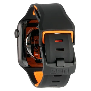 Силіконовий ремінець UAG Silicone Strap Civilian Black | Orange для Apple Watch Ultra 49mm | 45mm | 44mm | 42mm Series - Фото 2
