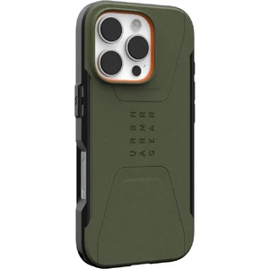 Оливково-чорний чохол Urban Armor Gear Civilian Mag для iPhone 16 Pro - Фото 6