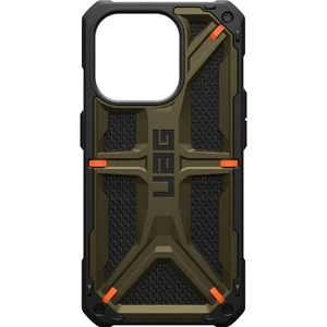 Противоударный чехол UAG Monarch Series Kevlar Elemental Green для iPhone 15 Pro - Фото 2