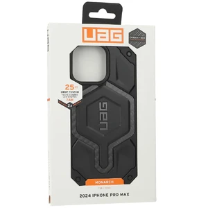 Черный карбоновый чехол UAG Monarch для iPhone 16 Pro Max - Фото 8