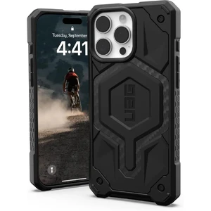 Черный карбоновый чехол UAG Monarch для iPhone 16 Pro Max 840283914652 - Фото 1