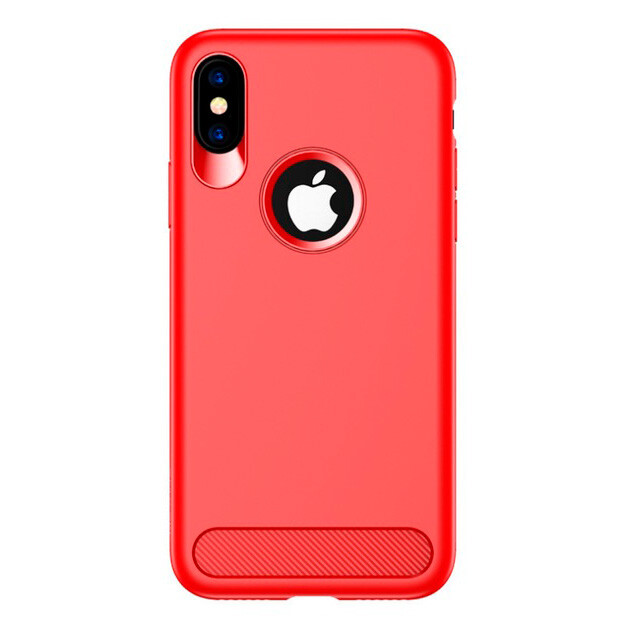 TPU Чехол USAMS Muze Series Red для iPhone X | XS