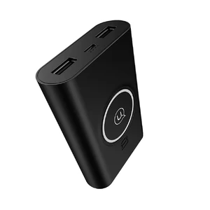 Бездротовий зовнішній акумулятор Usams Wireless Power Bank 8000mAh Black - Фото 2