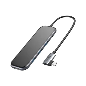 USB-C Хаб Baseus Mirror Multi-functional 5 в 1 USB Type-C to USB 3.0 x3 | HDMI 4K | PD для MacBook | iPad CAHUB-BZ0G - Фото 1