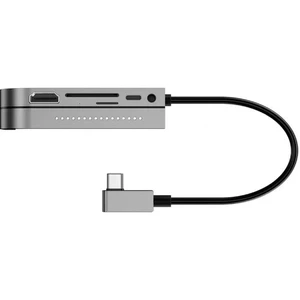 Хаб USB-C для iPad Pro 11" | 12.9" | Air | mini 6 Baseus Bend Angle Hub No.7 Multifunctional - Фото 3