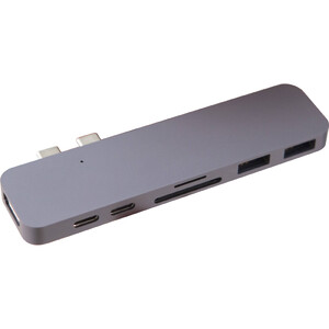 Купить Хаб (адаптер) HyperDrive 7-in-1 USB-C PD 4K30Hz HDMI для MacBook Space Gray
