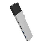 Хаб (адаптер) HyperDrive NET 6-in-2 USB-C 4K30Hz HDMI для MacBook Pro | Air Silver