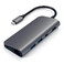 Хаб USB-C для MacBook Pro | Air Satechi Aluminum Multimedia Adapter 9 в 1 Space Gray - Фото 3