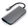 Хаб USB-C для MacBook Pro | Air Satechi Aluminum Multimedia Adapter 9 в 1 Space Gray - Фото 2
