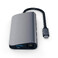 Хаб USB-C для MacBook Pro | Air Satechi Aluminum Multimedia Adapter 9 в 1 Space Gray - Фото 4