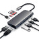 Хаб USB-C для MacBook Pro | Air Satechi Aluminum Multimedia Adapter 9 в 1 Space Gray ST-TCMM8PAM - Фото 1