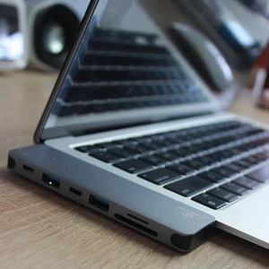 Хаб (адаптер) oneLounge для MacBook 1Drive Pro 7-in-2 Thunderbolt 3 USB Type-C to HDMI | 2 х USB 3.0 | SD | MicroSD | PD 100W - Фото 6