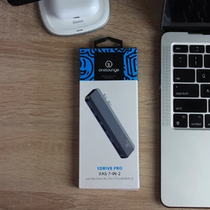 Хаб (адаптер) oneLounge для MacBook 1Drive Pro 7-in-2 Thunderbolt 3 USB Type-C to HDMI | 2 х USB 3.0 | SD | MicroSD | PD 100W - Фото 10