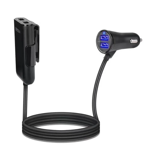 Автомобільний зарядний пристрій з подовжувачем iLoungeMax 4 USB QC 3.0 у Вінниці