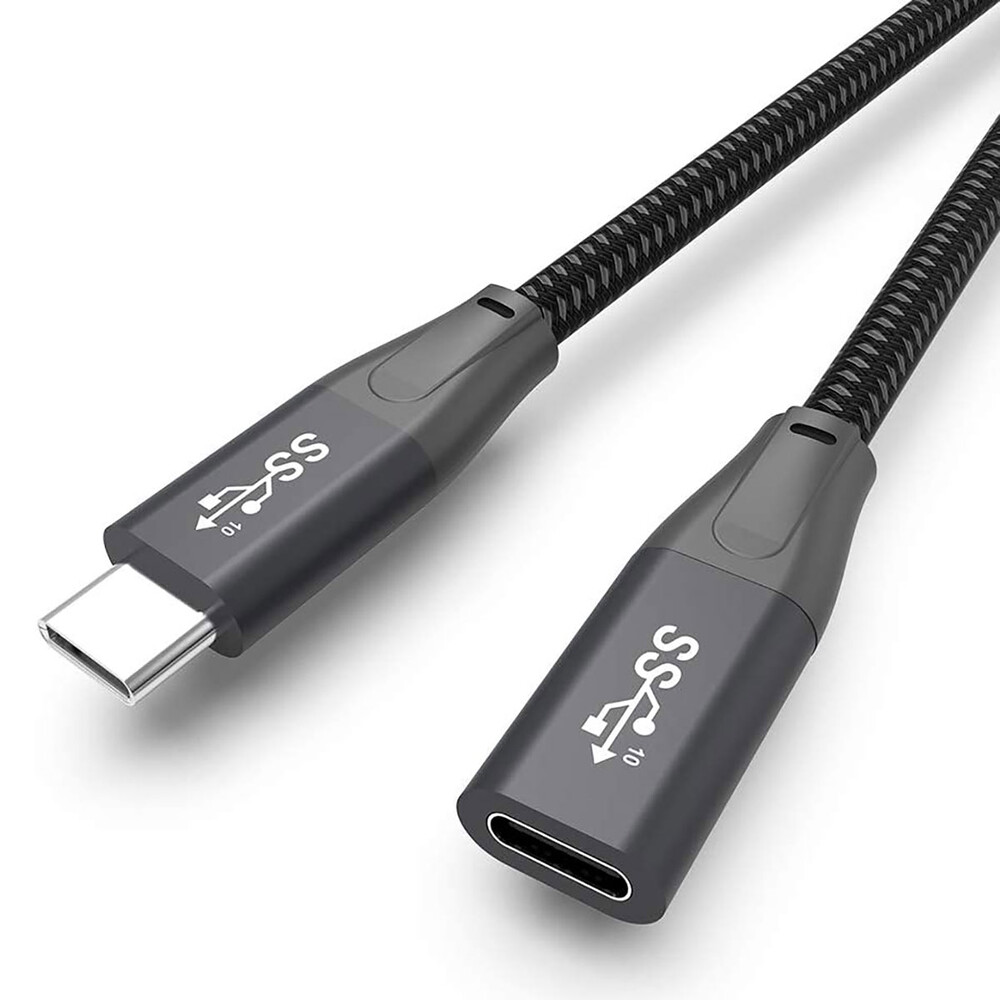 Удлинительный кабель iLoungeMax USB Type-C USB 3.1 100W 5A 10Gbps 0.6м для MacBook | iPad
