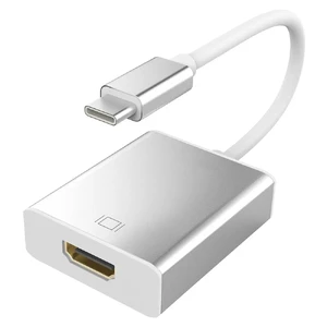 Перехідник iLoungeMax USB Type-C to HDMI Adapter Silver для Apple MacBook (2016-2020)  - Фото 1