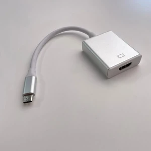 Перехідник iLoungeMax USB Type-C to HDMI Adapter Silver для Apple MacBook (2016-2020) - Фото 3