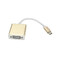 Переходник oneLounge USB Type-C to VGA Adapter Gold для Apple MacBook - Фото 2