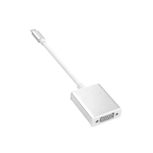 Адаптер (переходник) iLoungeMax USB Type-C to VGA Adapter Silver для MacBook - Фото 4