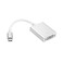 Адаптер (переходник) iLoungeMax USB Type-C to VGA Adapter Silver для MacBook  - Фото 1