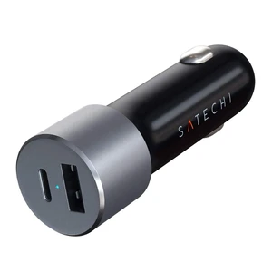Автомобильное зарядное устройство Satechi Type-C PD Car Charger 72W Space Gray - Фото 3