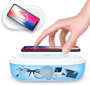 УФ-стерилізатор для iPhone | телефону AONCO UV Sterilizing Box з бездротовою зарядкою B07DVW9NZL - Фото 1